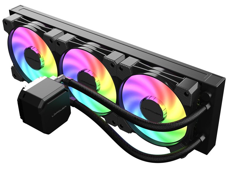 Lc-Power Lc-Cc-360-B-Argb Sistema De Refrigeración Para Ordenador Procesador Sistema De Refrigeración Líquida Todo En Uno 12 Cm Negro