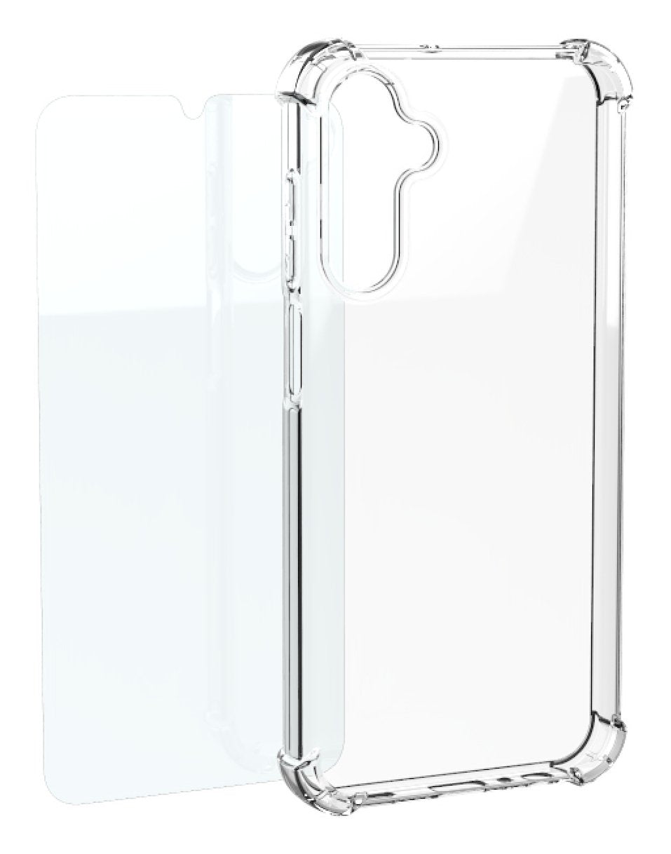 Pack Funda Transparente + Cristal Templado  Designed For Samsung  Para Galaxy A17 4g