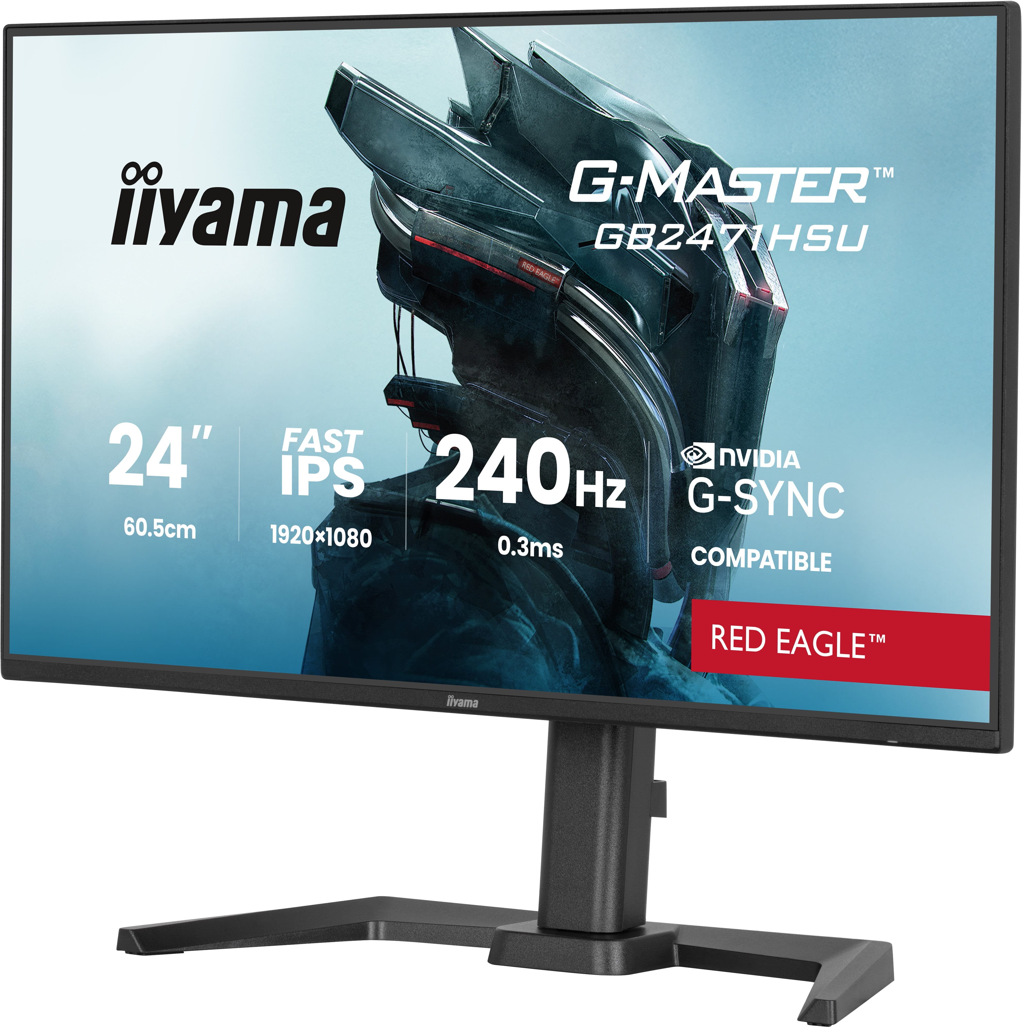 Iiyama 60.5cm 24" Gb2471hsu-B1 16:9 2xhdmi+Dp+Usb-C Ips