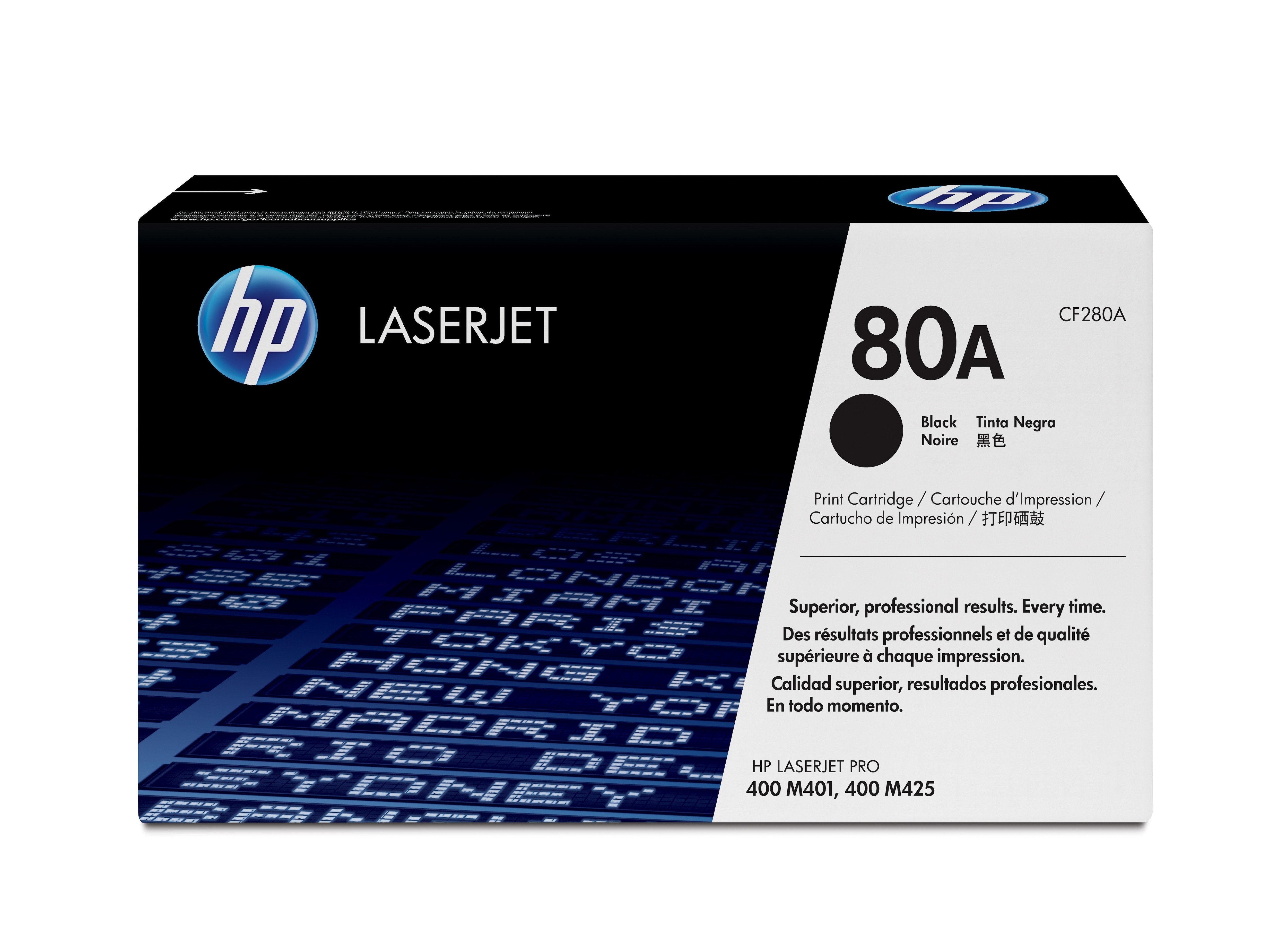 Tóner Original Hp 80a Negro
