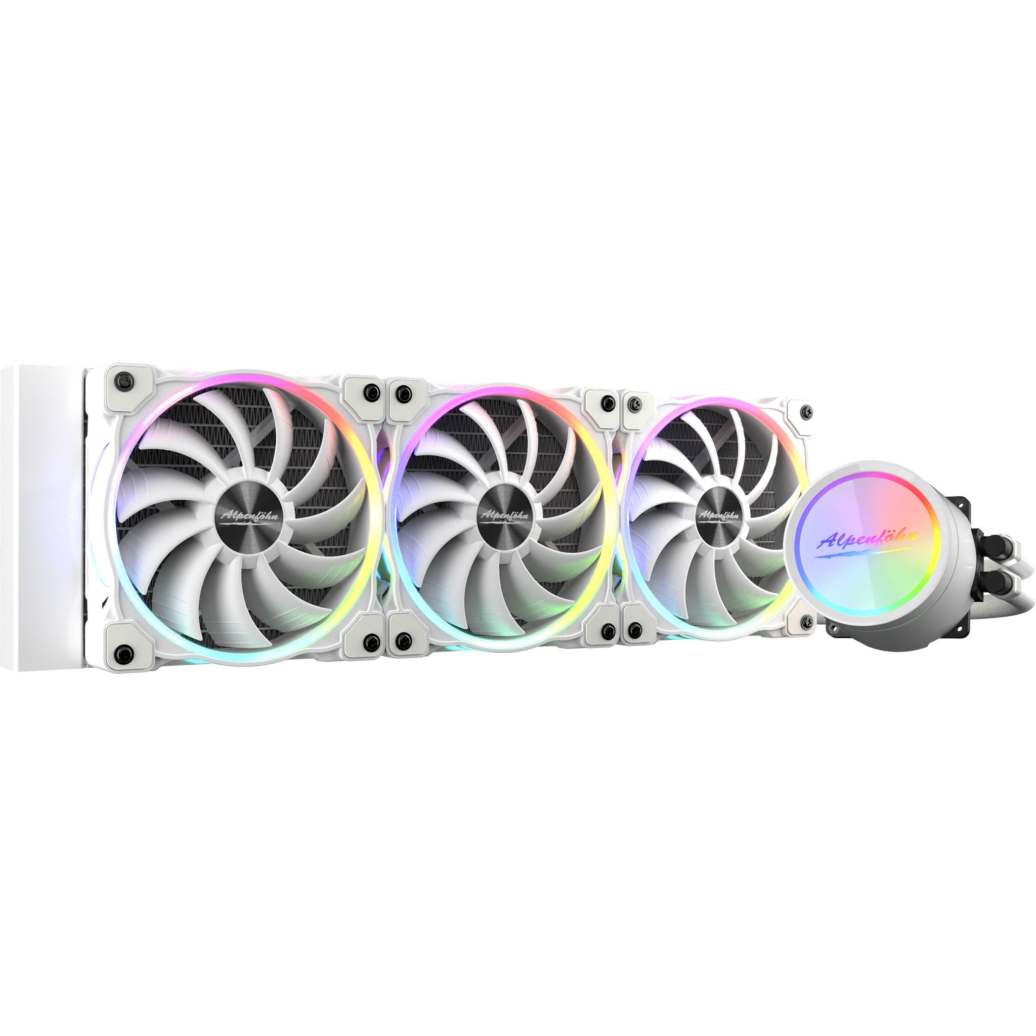 Alpenföhn 360 White Rgb Refrigeración Por Agua, Blanco
