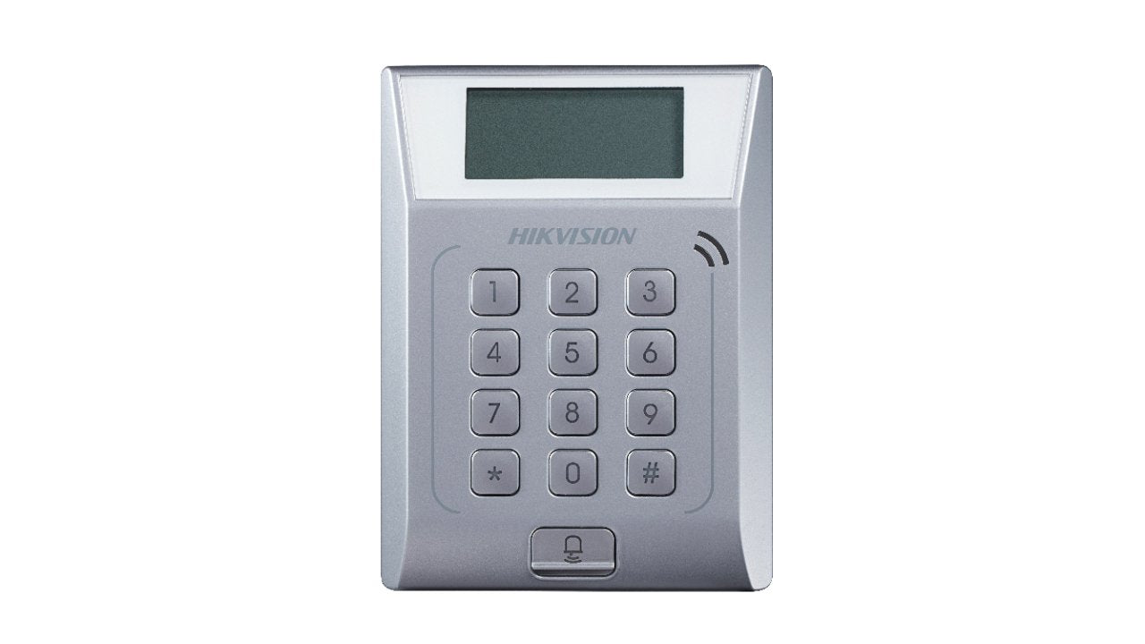 EAN 6954273635817 - Hikvision DS-K1T802E lector de control de acceso Lector básico de control de acceso Plata imagen 1