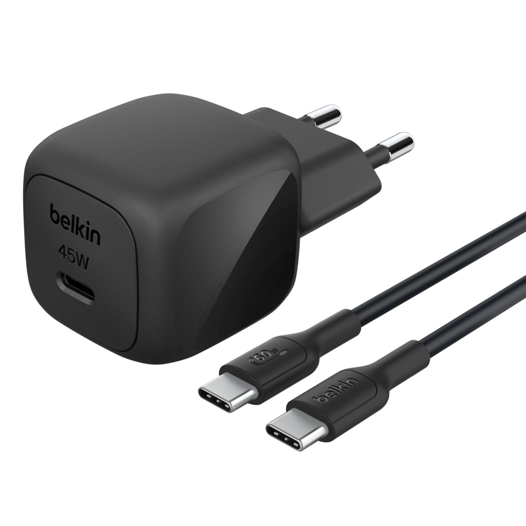 Belkin Boost Charge Usb-C 45w Pd Pps+Usb-C Kab.Sw.Wca013kq1mbk-B6