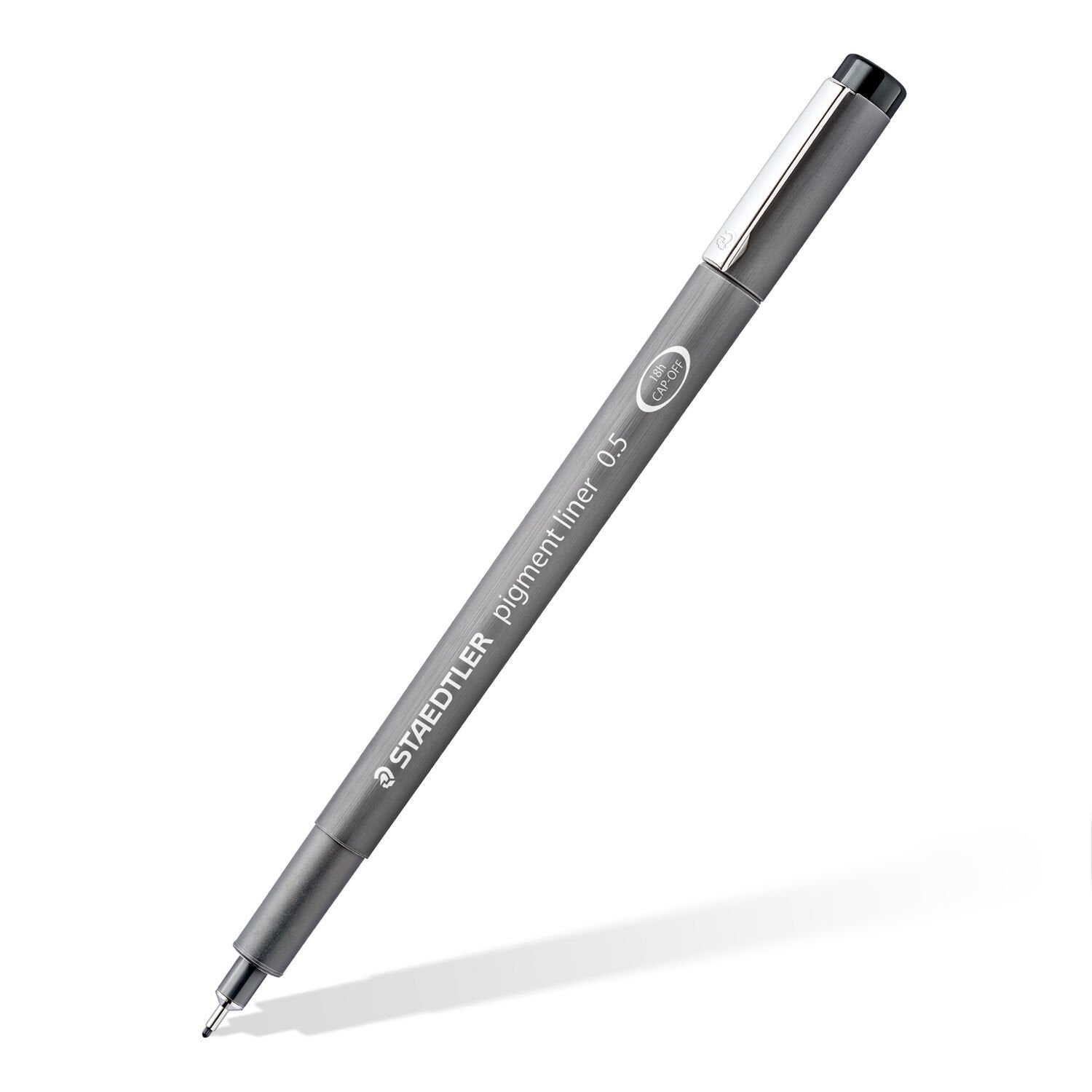 Staedtler Pigment Liner 308 Blister Con Rotulador Calibrado - Trazo 0.2mm - Punta Engarzada En Metal - Color Negro