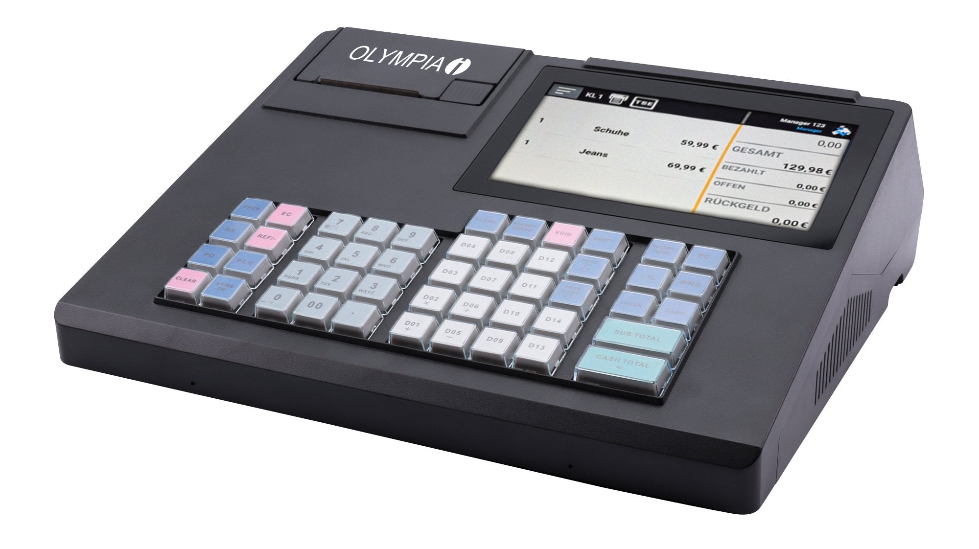 Caja Regimradora Olympia K200 Con Impresora Nota Nota