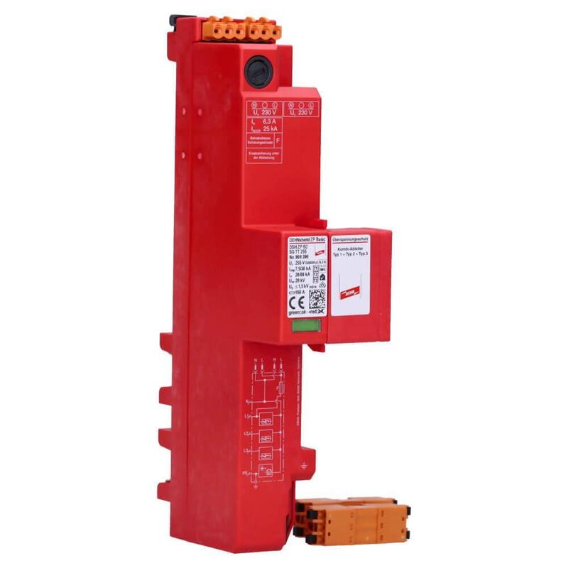Dehn Dsh Zp B2 Sg Tt Tns 255 Kombiableiter Tipo 1+2+3 Dsh Zp B2 Sg Para Tt