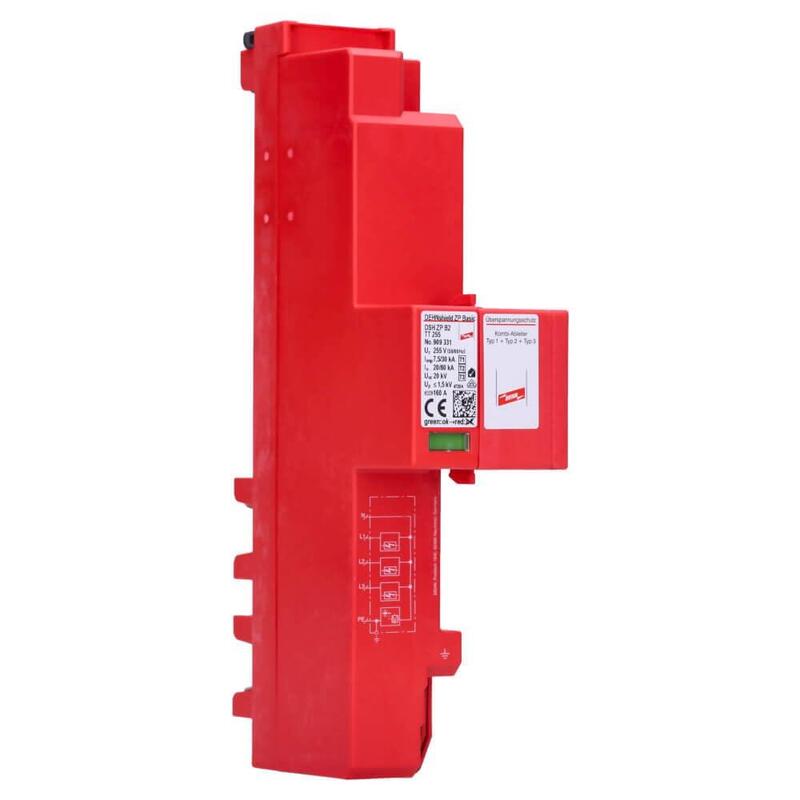 Dehn Dsh Zp B2 Tt 255 Kombi-Ableiter Tipo1+2 Dehnshield Zp Basic 2 Para Tt Y Tn-