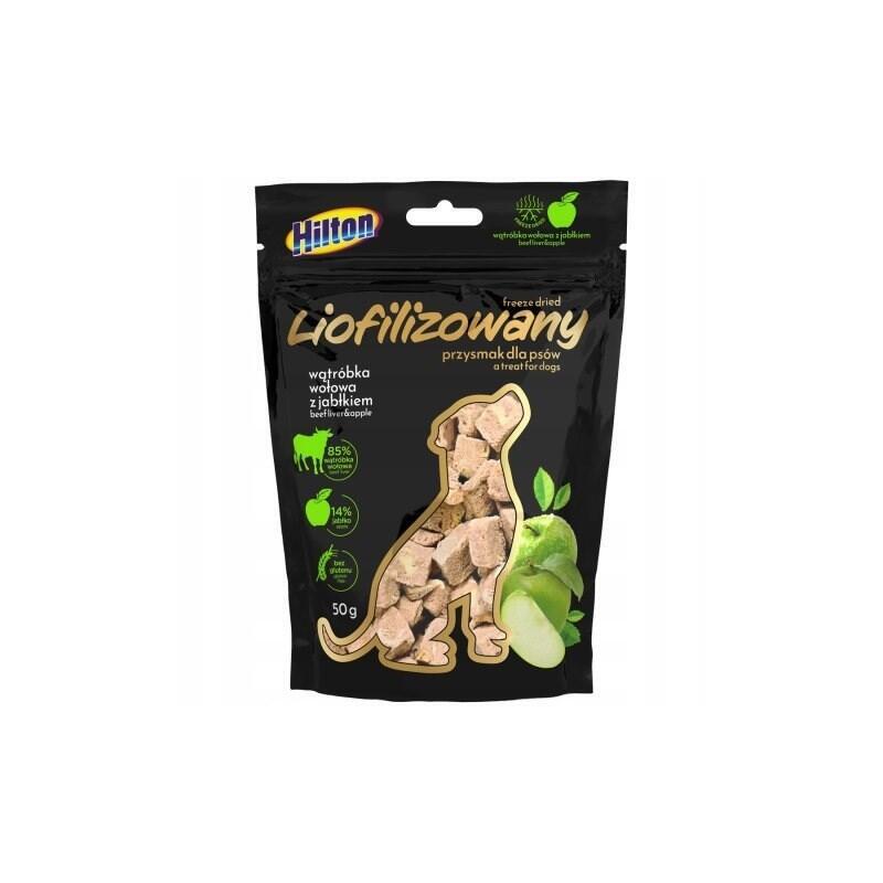 Delicias Liofilizadas Hilton Con Hígado De Cordero Y Frambuesa Para Perro 50g
