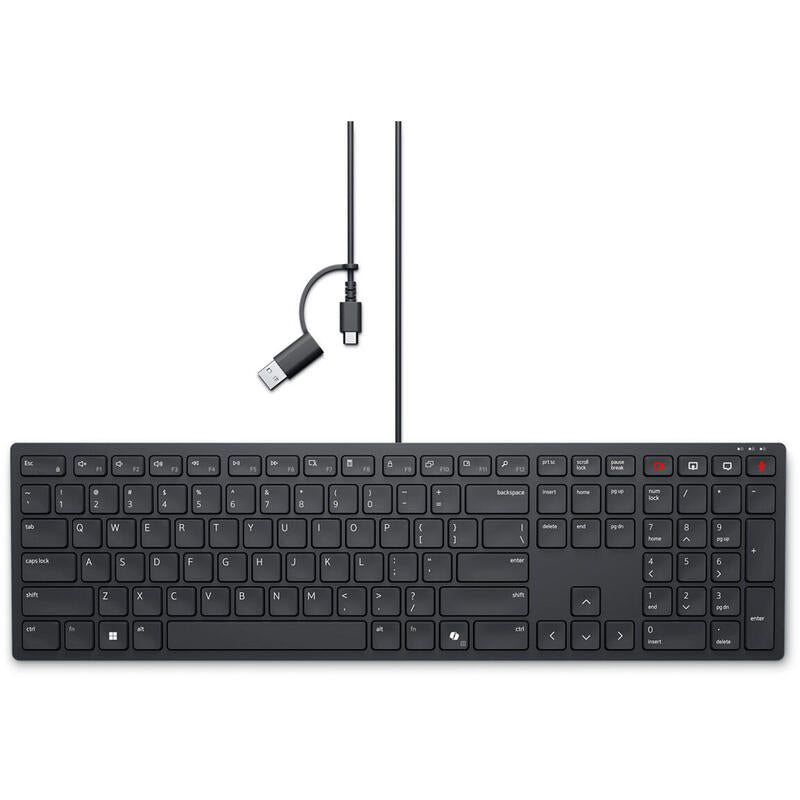 Dell Kb525c Teclado Oficina Usb Internacional De Ee.Uu. Negro