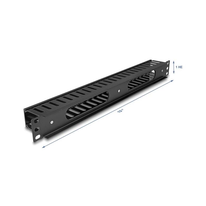 Delock 19 1 He Mantenimiento De Cable Rangierpanel Con 2 Öffnungen