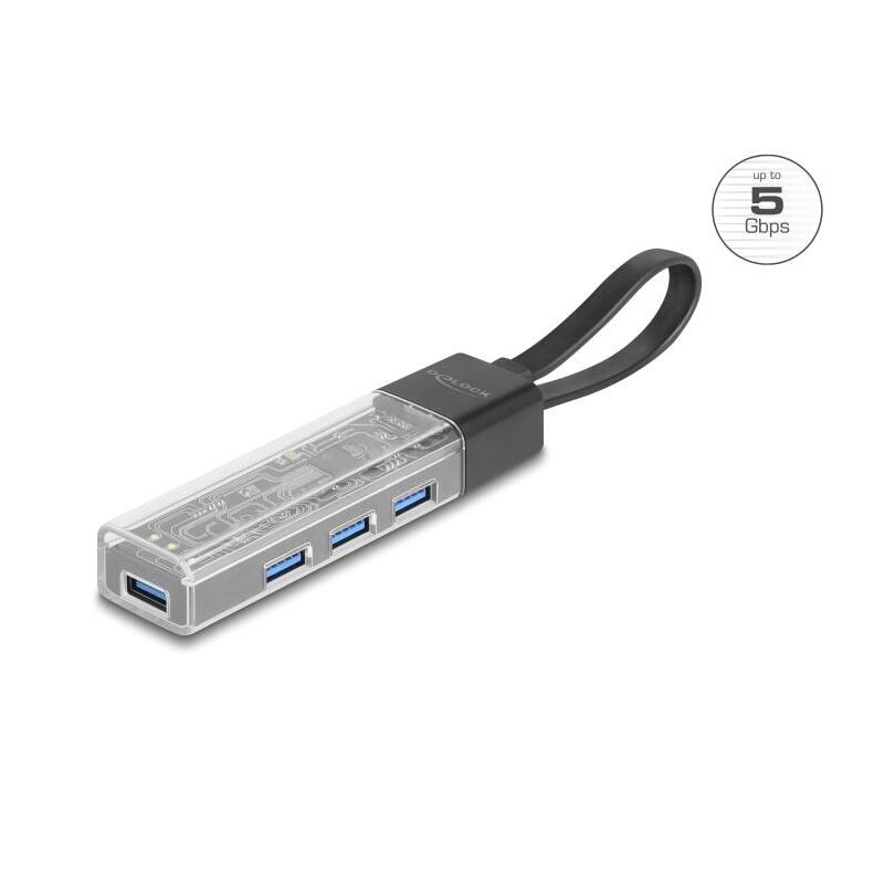 Delock 4 Port Usb Hub 5 Gbps Con Usb Typ-A Oder Usb Tipo-C Anschluss