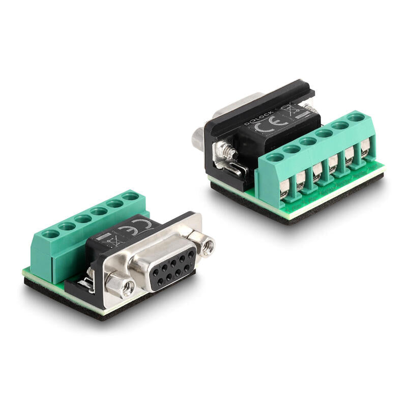 Delock 63465 Adaptador Usb 2.0 Tipo-A A 1 X Serie Rs-422/485 Macho Con Bloque De Terminales De 6 Pines 5 V 1,8 M
