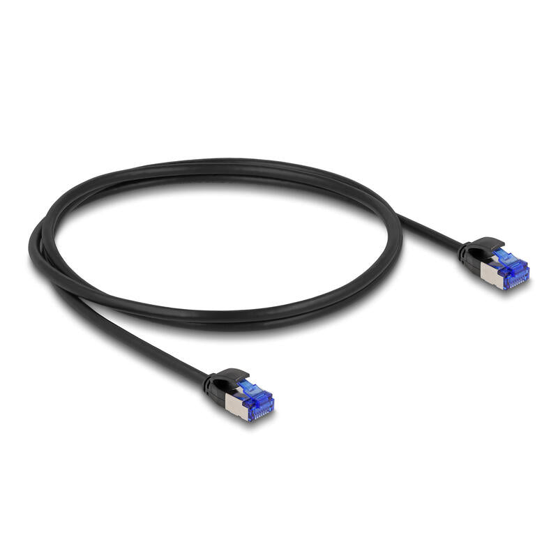 Delock 80227 Cable De Red Rj45 Cat.6a S/Ftp Slim 1 M Negro