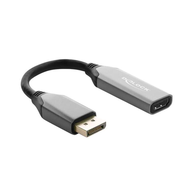 Delock Aktiver Displayport 1.4 > Hdmi Adapter 8k Hdr Funkt.