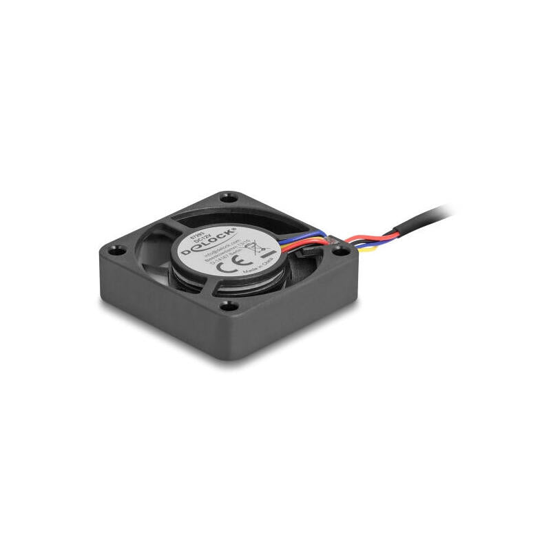Delock Axiallüfter 12 V Dc, 40 X 40 X 10 Mm Negro