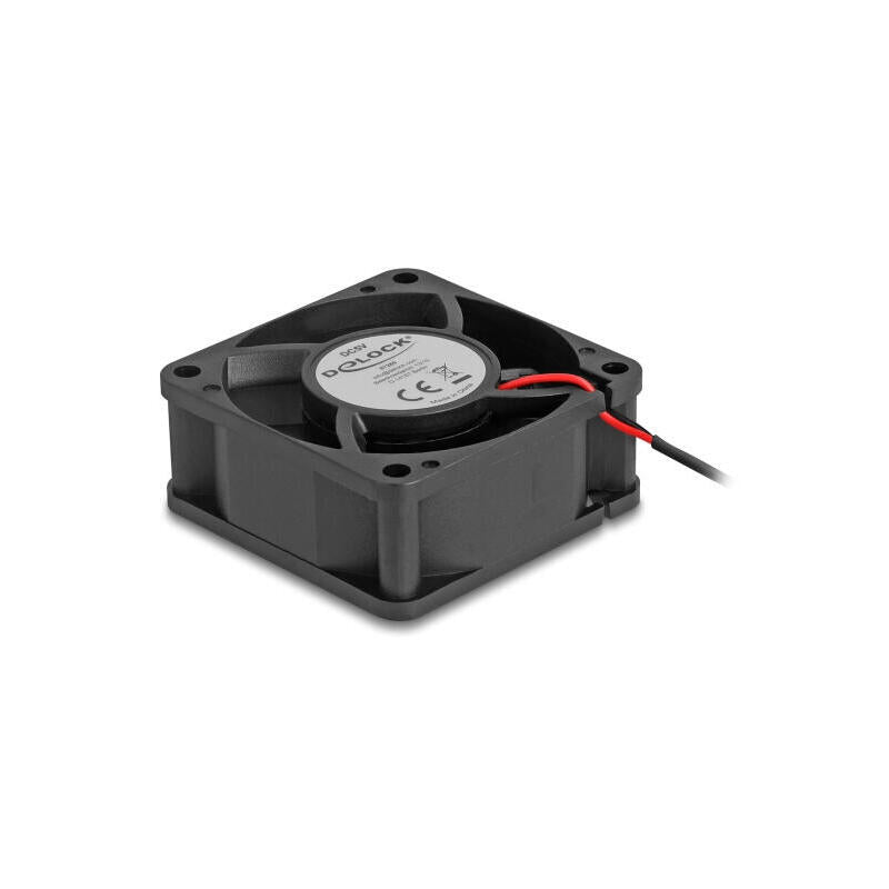 Delock Axiallüfter 5 V Dc, 60 X 60 X 25 Mm Negro