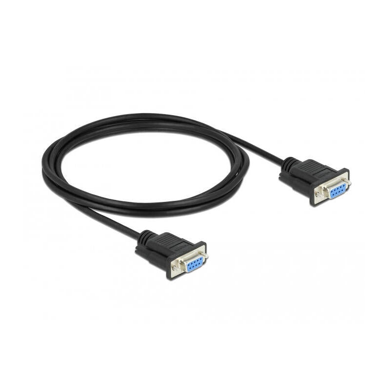 Delock Cable Seriell Nullmodem D-Sub9 10 M H Con M-Caja