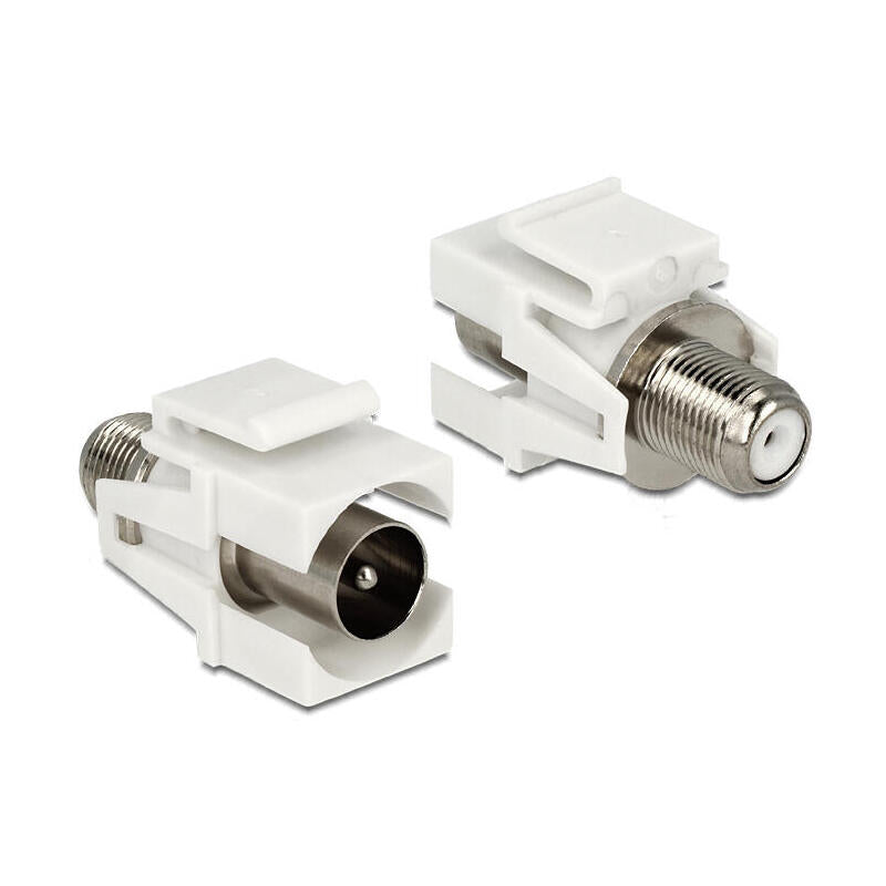 Delock Keystone Iec Stecker > F Buchse Fm