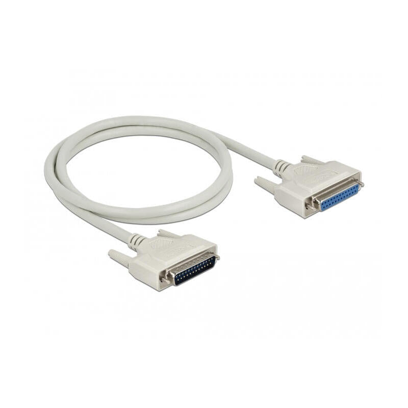 Delock Serielles Cable D-Sub 25 Mecker Zu Hchse 1 M