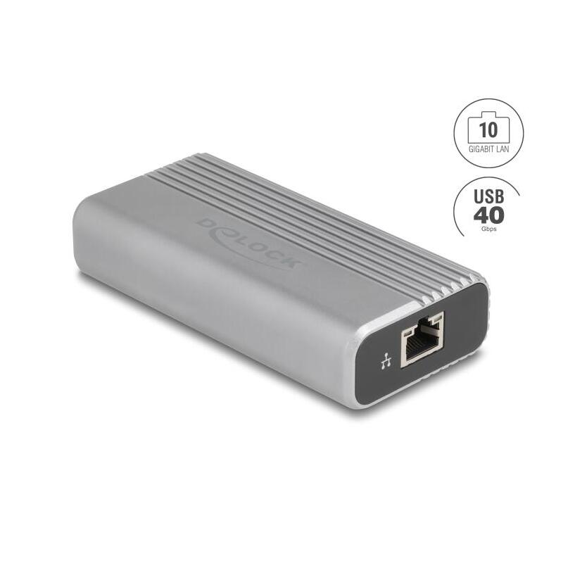 Delock Usb 40 Gbps Usb-C Netzwerk Adaptador 10gbe 1xrj45