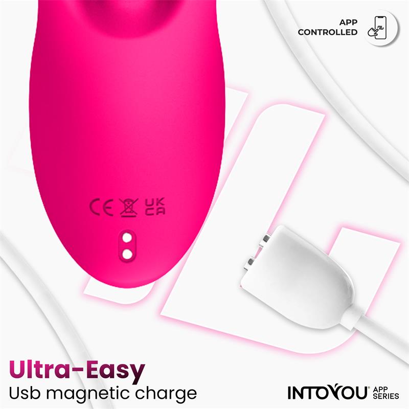 Derek Vibrador Con Movimiento Finger 3 Motores Y App