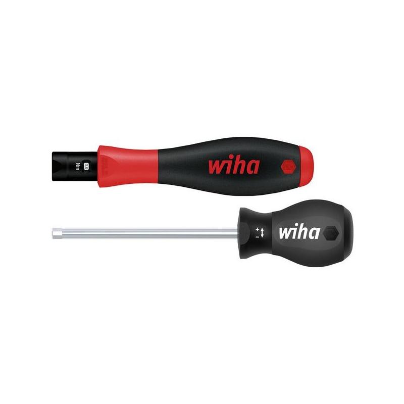 Destornillador Dinamométrico Wiha Torquevario-S (Negro/Rojo, 2 Piezas, 0,04 - 0,46 Nm)