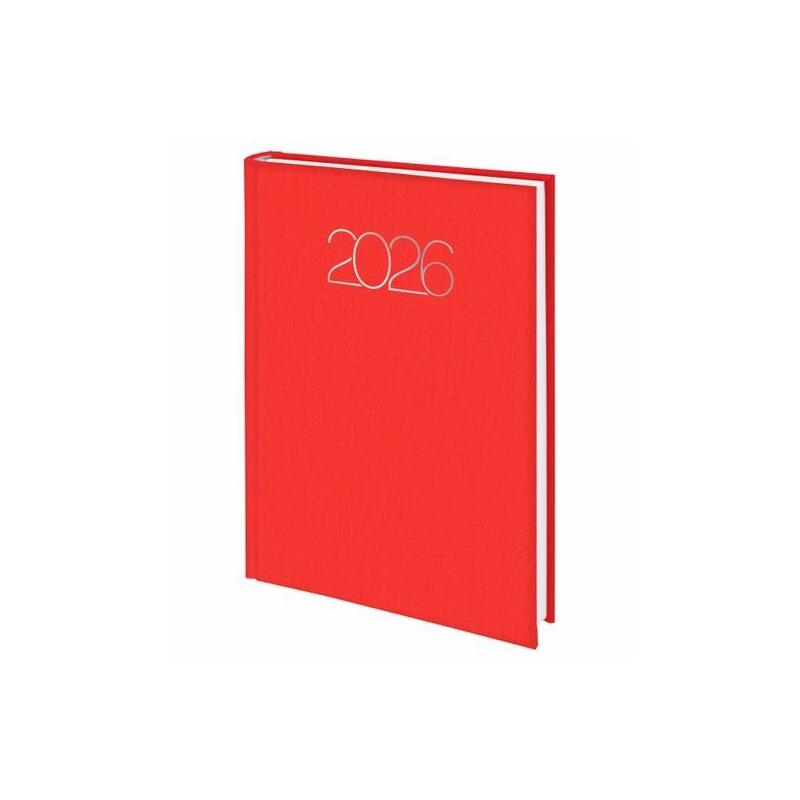 Deusto Dietario-D07 Base 58-Premium 14.5x20.5cm Dp 808-Rojo 2026
