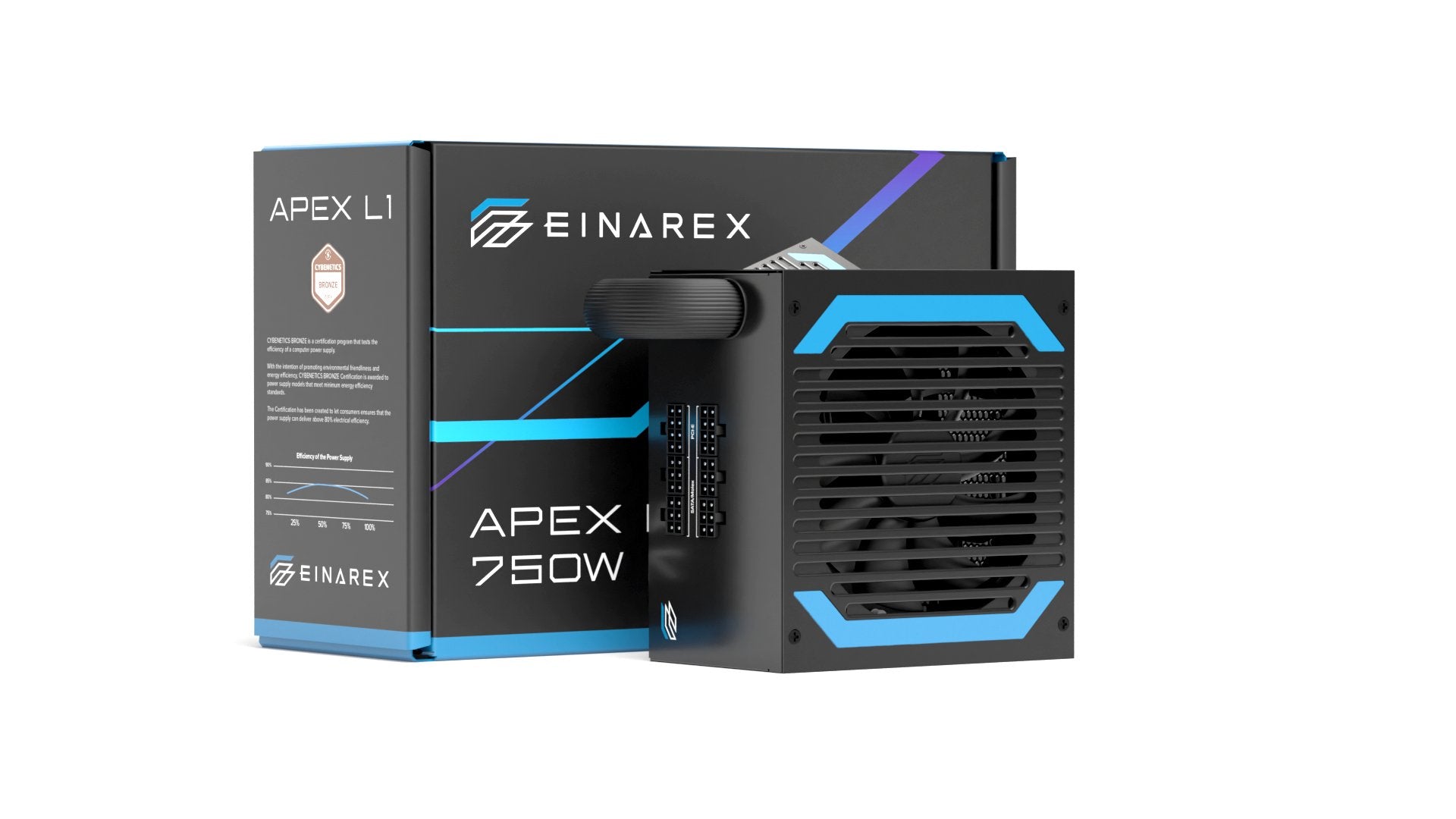 Fuente Alimentacion Atx 750w Einarex Apex L1 80+ Bronze