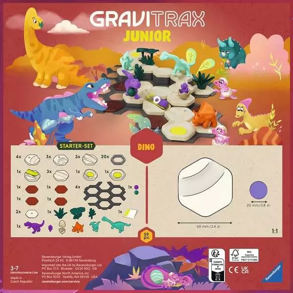 Ravensburger Gravitrax Junior - Starter-Set S Dino 12020003