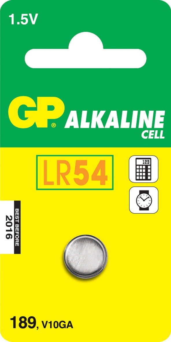 Gp Button Cell Lr54 Alkaline Cell 102004,