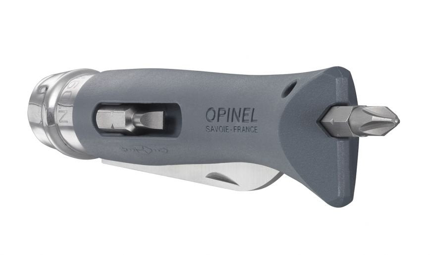Opinel Navaja De Bolsillo No. 09 Inkl. Bitset Grau
