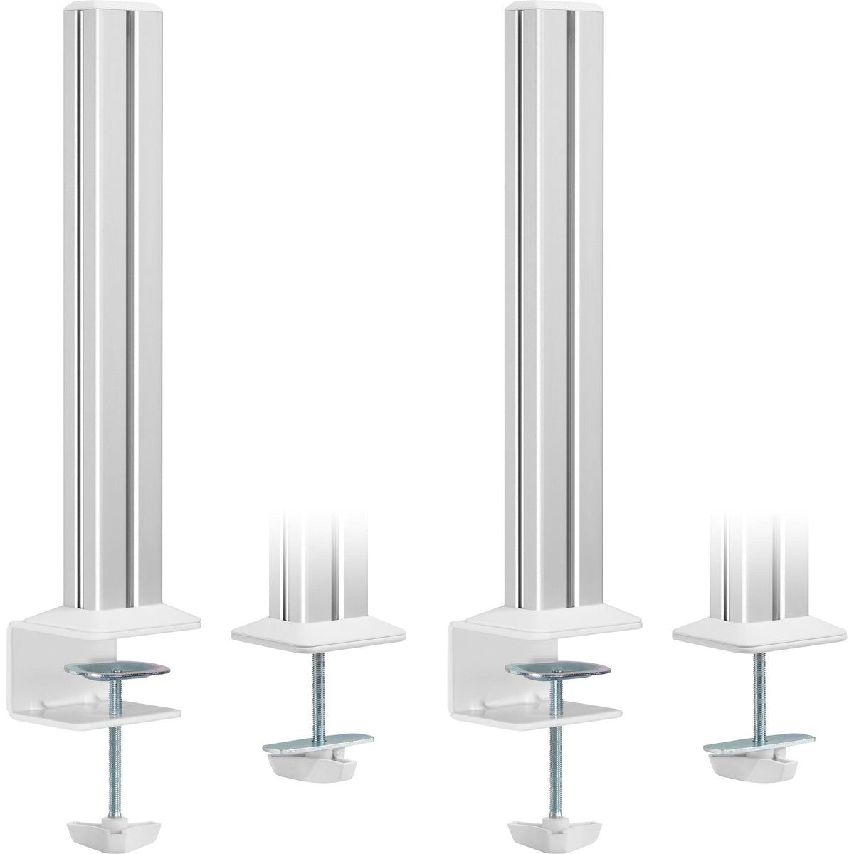 Inline® Slatwall Table Mount, Panel Aluminium 1m Incl. 2 Pillars, 0.43m
