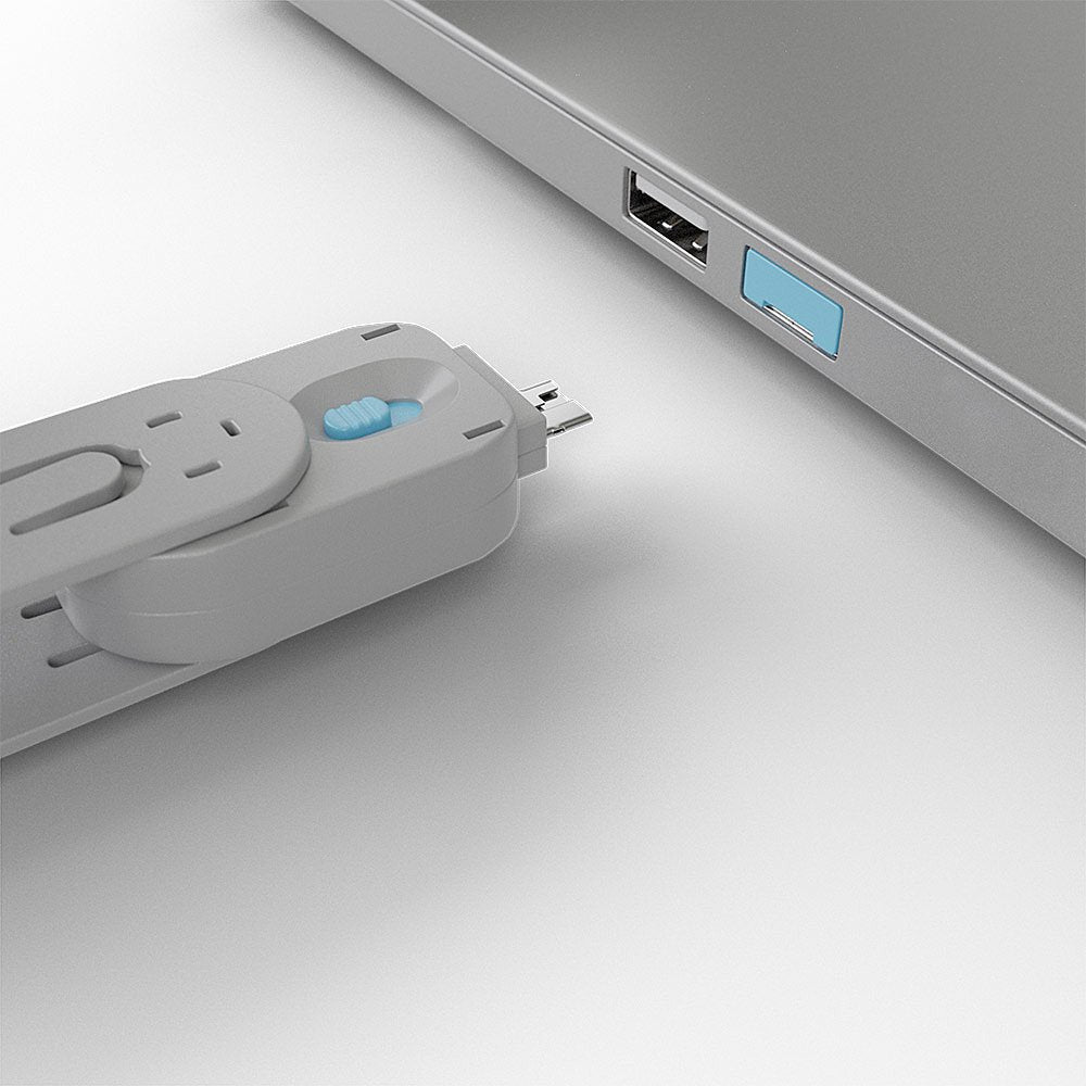 Usb Type A Port Blocker Key  Blue