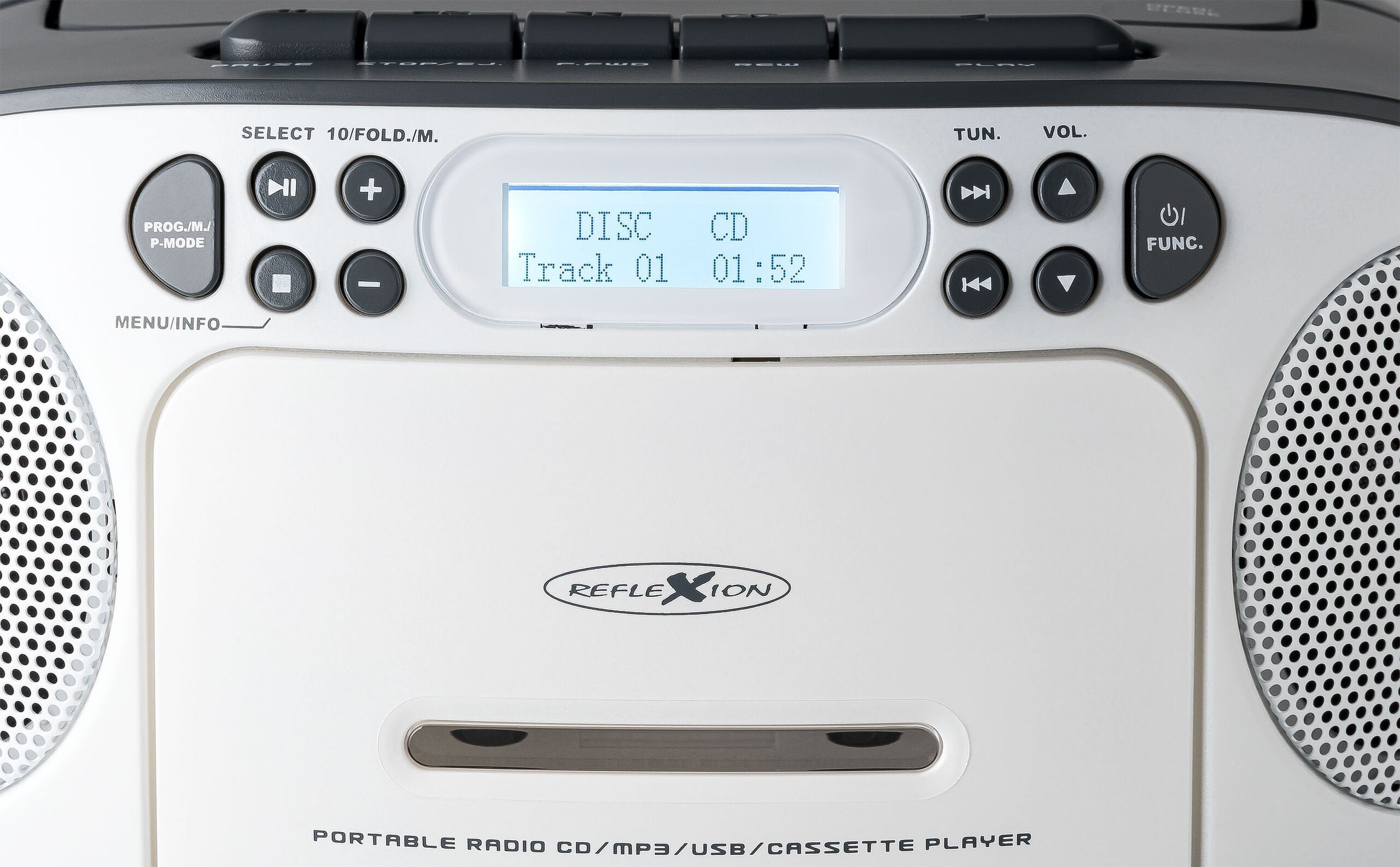 Reflexion Rcr2260dab Boombox Weiá/Grau