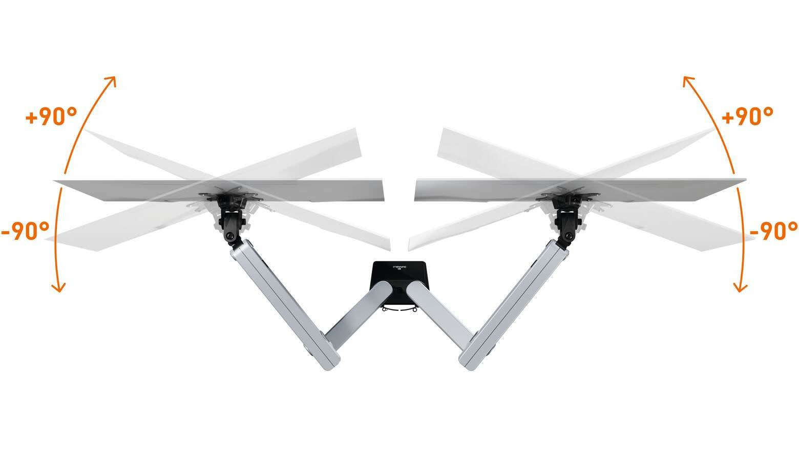 Durable 509723 Soporte Para Monitor 81,3 Cm (32") Abrazadera Plata