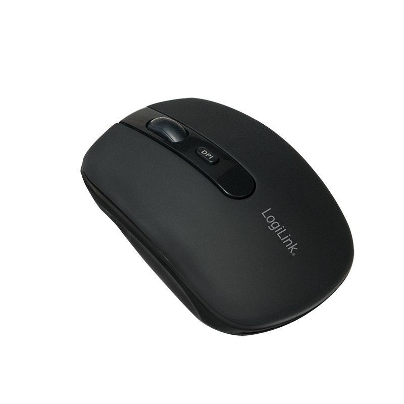 Logilink Raton Ambidextro Optico Bluetooth 1600 Dpi Negro Id0078a