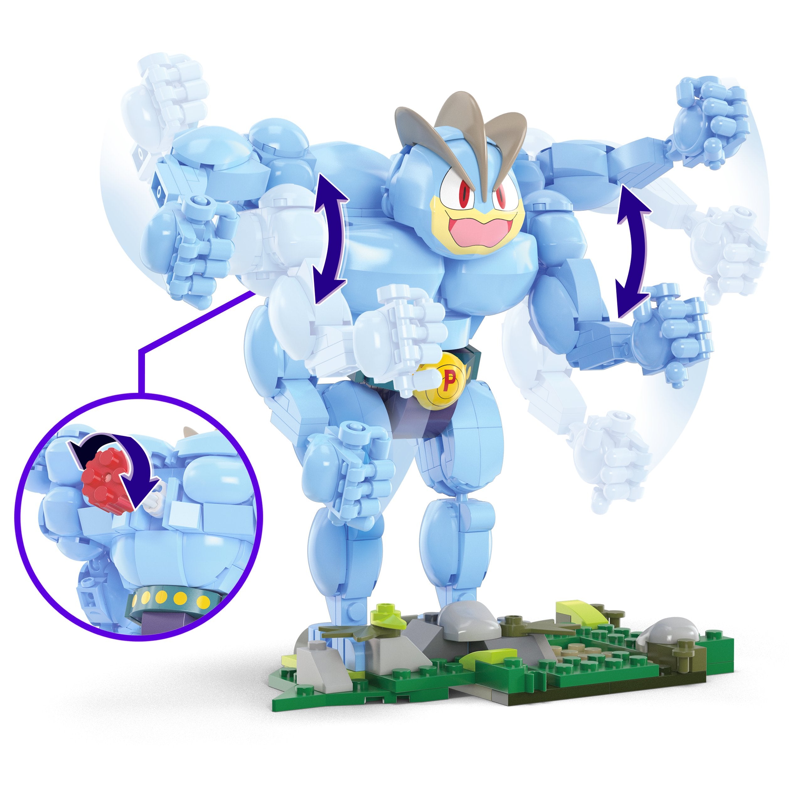 Mattel Mega Pokémon Machome  Hth70
