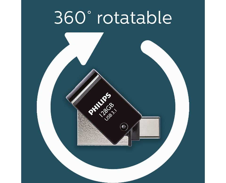 EAN 8720039510777 - Philips FM12DC152B/00 unidad flash USB 128 GB USB tipo A 3.2 Gen 1 (3.1 Gen 1) Negro, Plata imagen 4