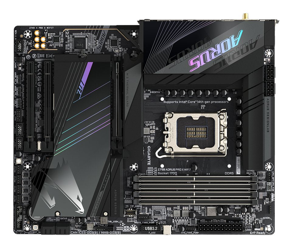 Placa Base Gigabyte Z790 Aorus Pro X Wifi7  Intel Z790 Express Lga 1700 Atx