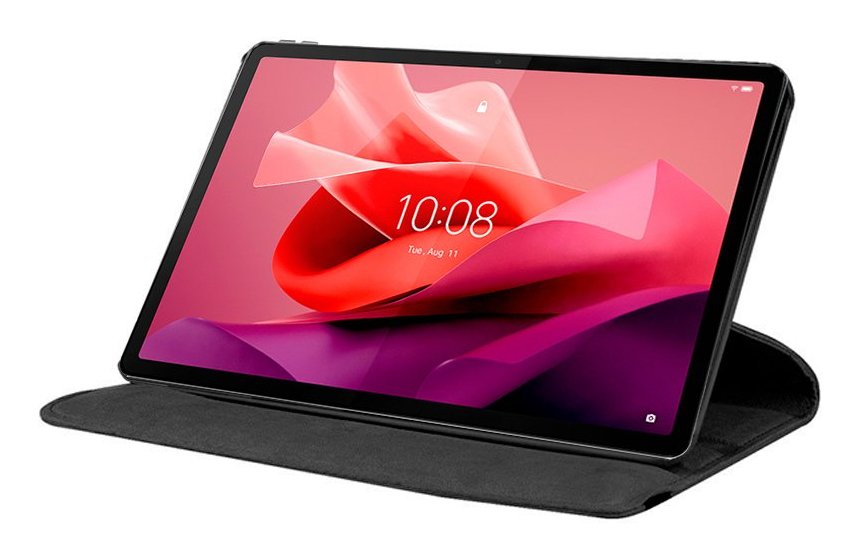 Funda Polipiel Para La Tablet Lenovo Tab P12 De 12.7 Pulgadas.Posibilidad De Poner La Tablet En Modo Vertical Y Horizontal (Panorámico).
Interior Con Carcasa De Plástico Que Encaja Perfectamente A La Tablet Y Recubrimiento Exterior De Polip
