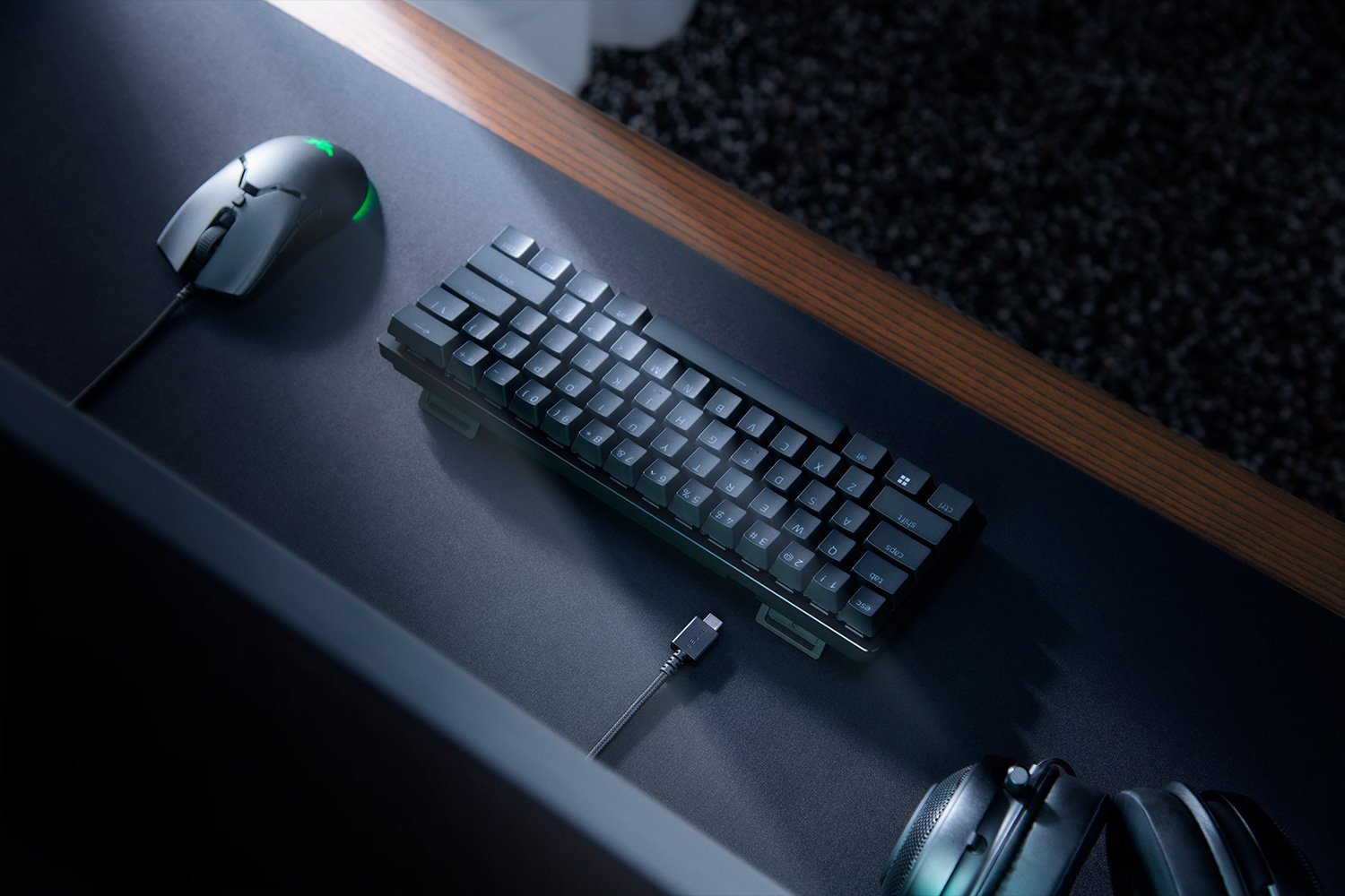 EAN 8886419348160 - Razer Huntsman Mini teclado Juego USB QWERTZ Alemán Negro imagen 2