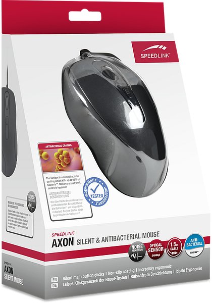 Ratón Speedlink Axon Usb Tipo A Óptico 2400 Dpi Mano Derecha