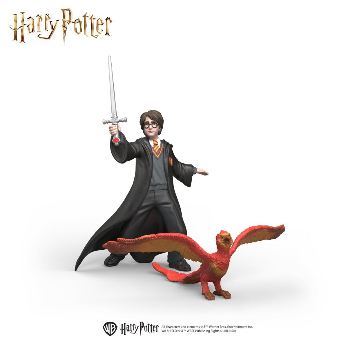 Schleich Wizarding World Harry Potter Harry & Fawkes Mit Schwert 14994