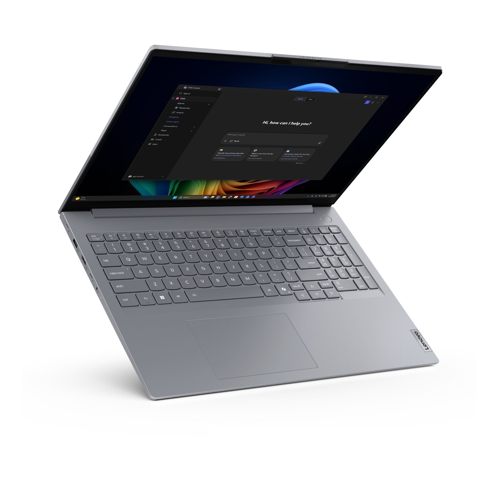 EAN 0199274749972 - Lenovo ThinkBook 16 G9 IPL Copilot+ PC Intel Core Ultra 7 355 Portátil 40,6 cm (16") WUXGA 32 GB DDR5-SDR imagen 14