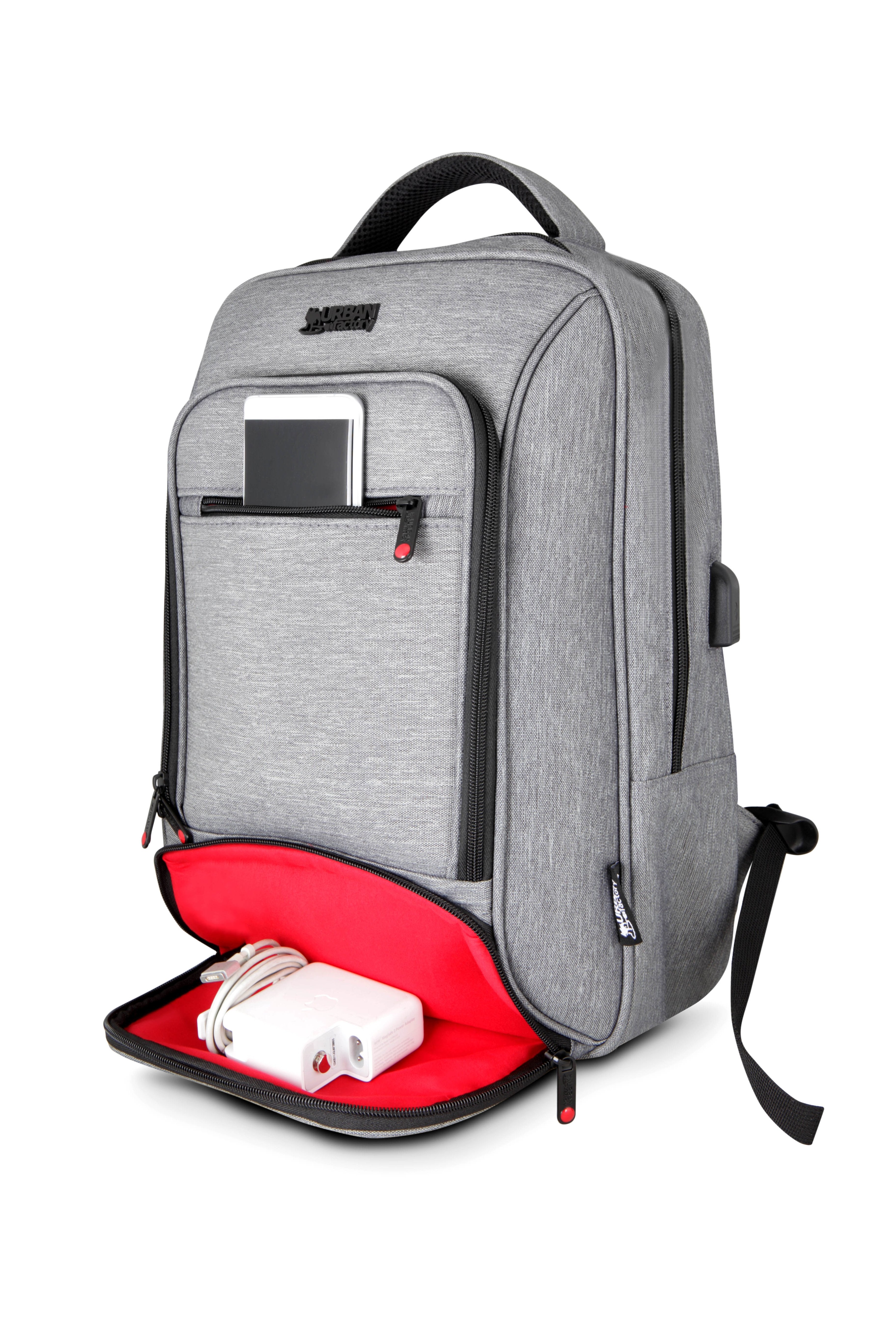 Urban Factory Mixee Mochila Gris Para Portátil Hasta 15.6"