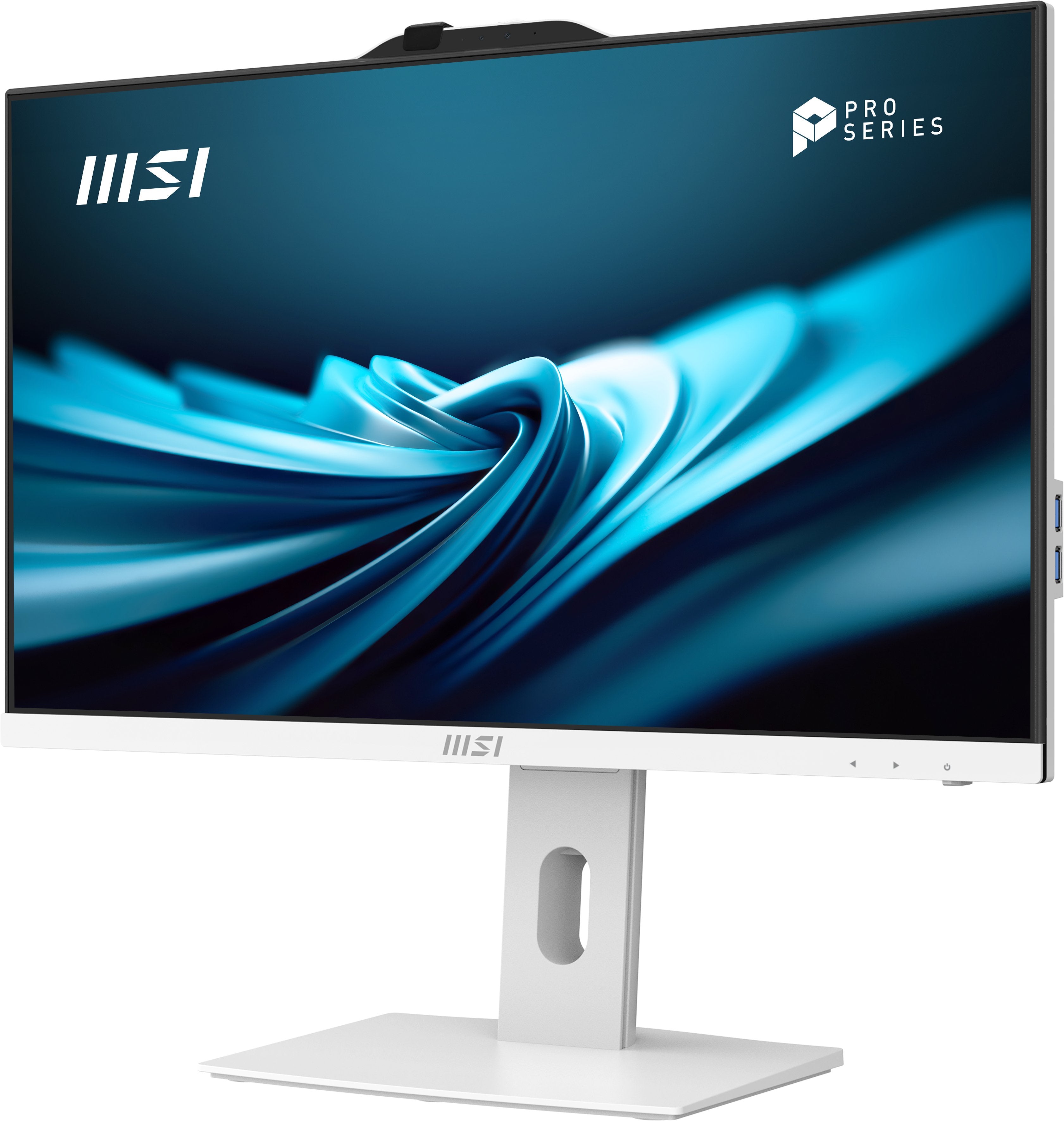 Monoblock Pc Msi Pro Ap241p 14m Business All In One Cpu Core I5 I5-14400 2500 Mhz Screen 23.8" Ram 16gb Ddr5 5600 Mhz Ssd 512gb Graphics Card Intel Uhd Graphics Integrated Windows 11 Pro Colour White Proap242p14m-691eu