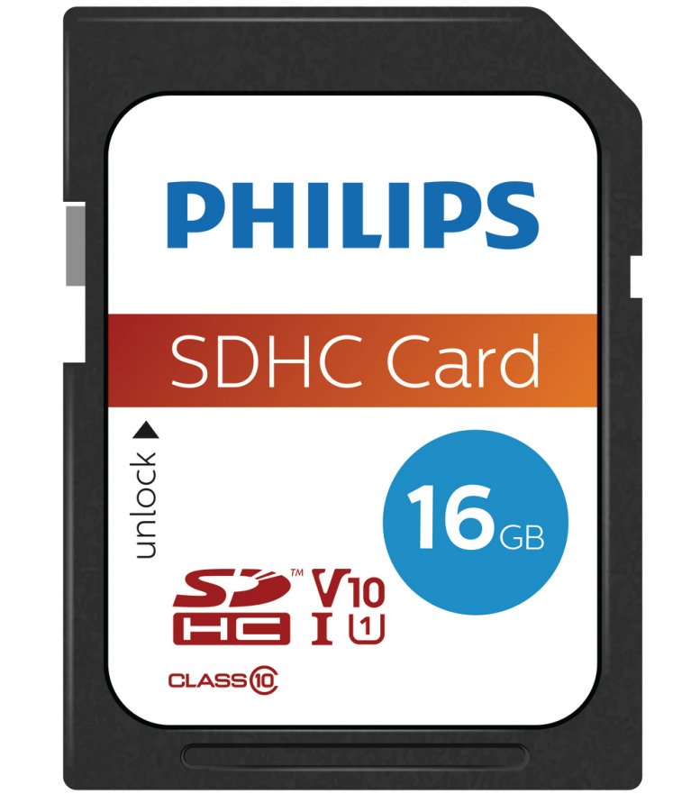 Philips Sd Sdhc Card  16gb Card Class 10