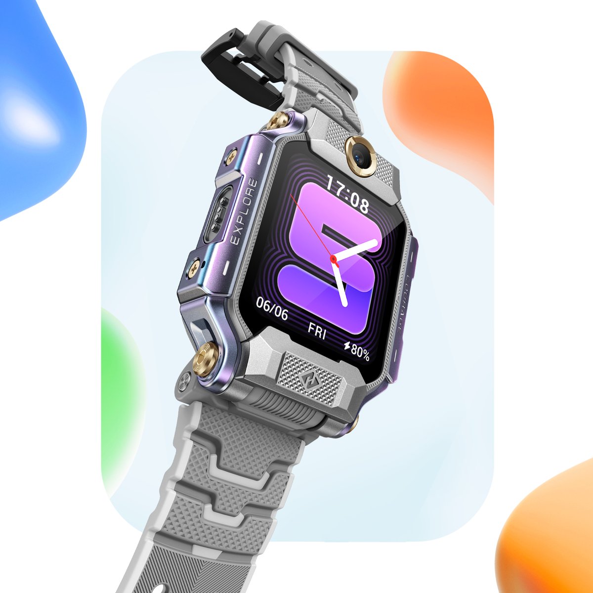 Imoo Watch Phone X10 Grau Kinder Smart-Watch