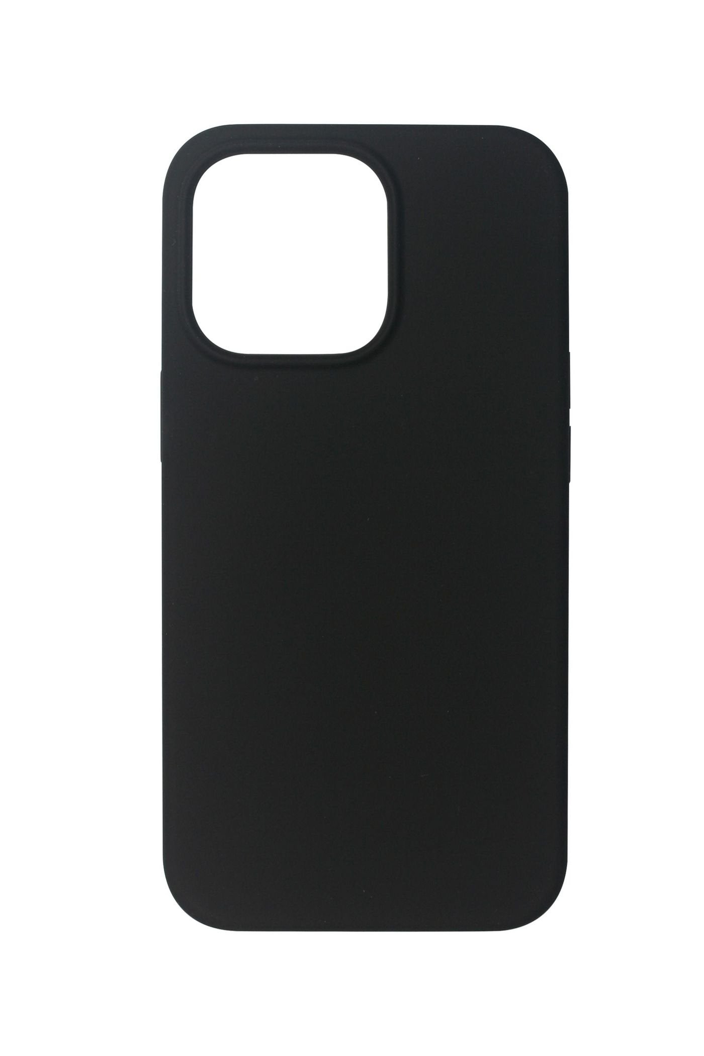 Estuff Black Silk-Touch Silicone Case For Iphone 13 Pro Max Funda Para Smartphone 17 Cm [6.7] Negro