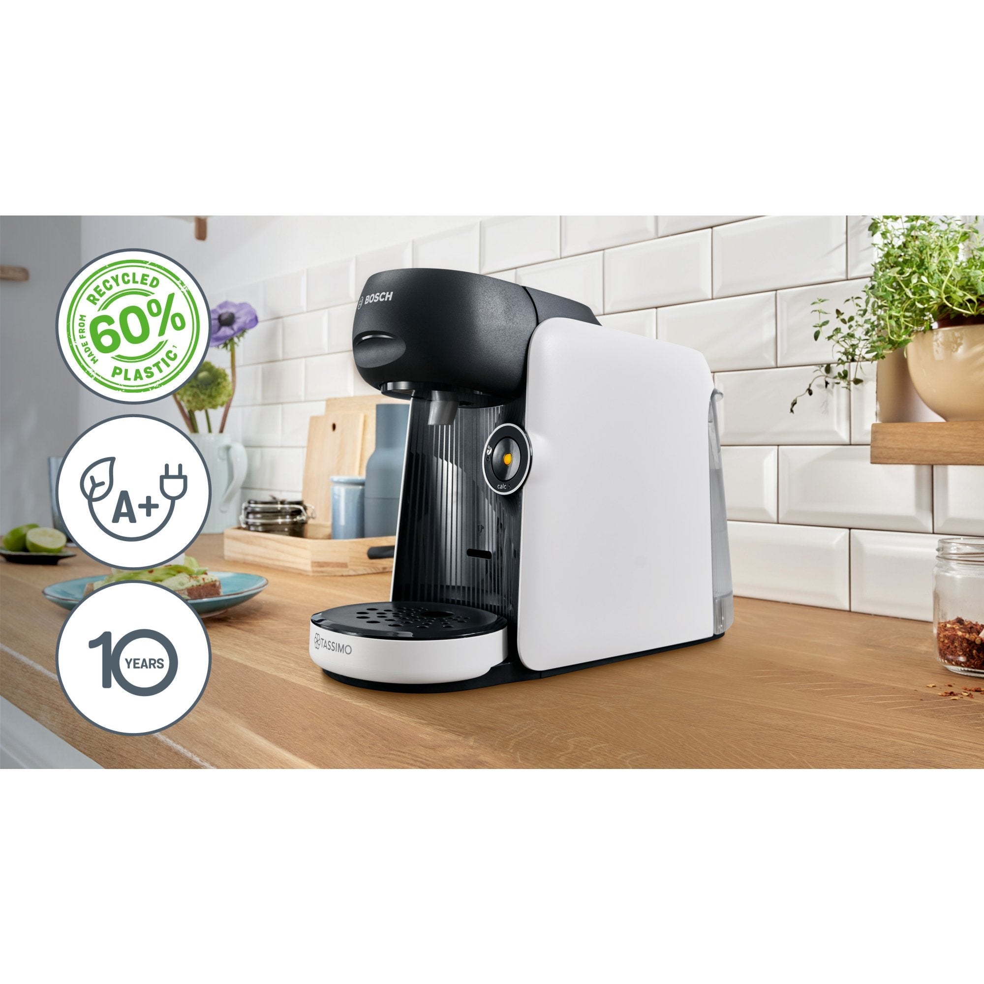 Cafetera  Bosch Tas164e Eléctrica Totalmente Automática Macchina Per Caffè A Capsule 0,7 L